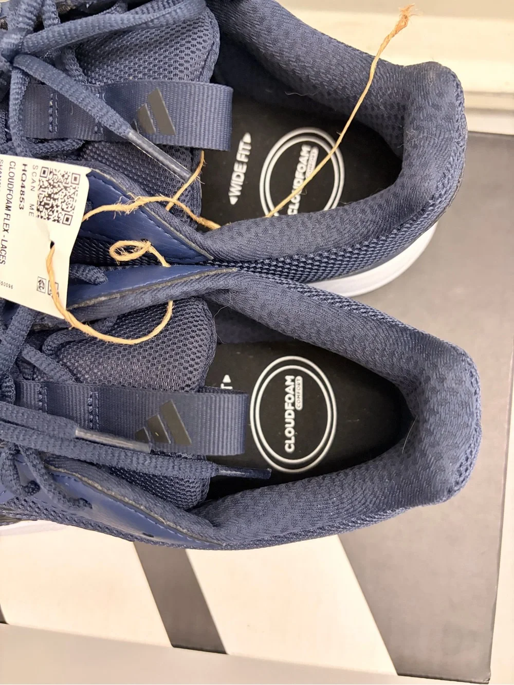 NIB adidas Men’s Cloudfoam Flex Laces Running Shoes - Size 9